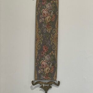 Corona Floral Tapestry with Gold Accents